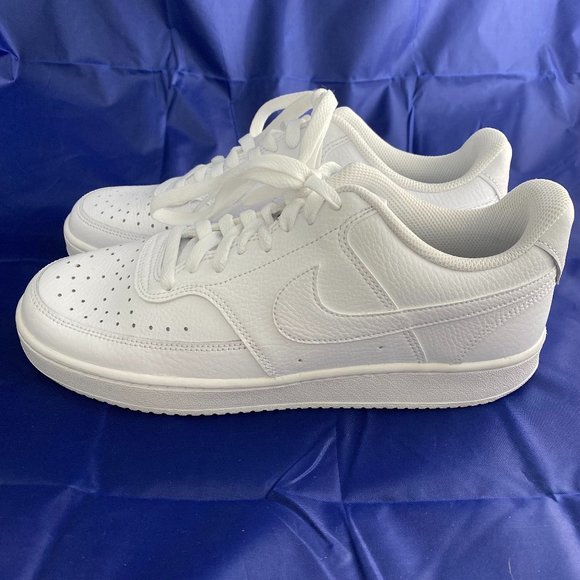 Nike Shoes - Nike Court Vision Low White CD5434-100 Leather Tennis Shoes, Women's Size 10